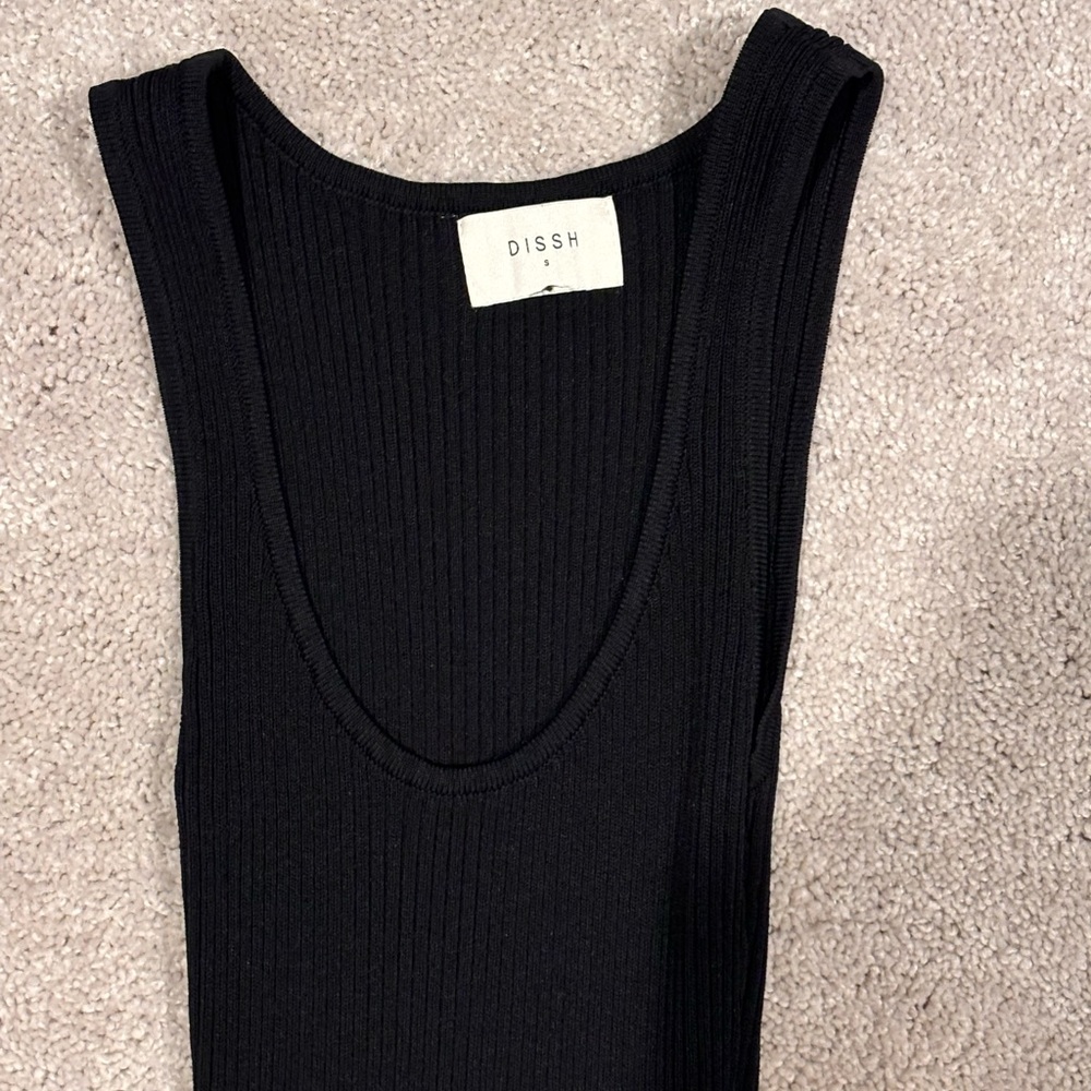 Dissh Ribbed Tank Dress in small NWOT